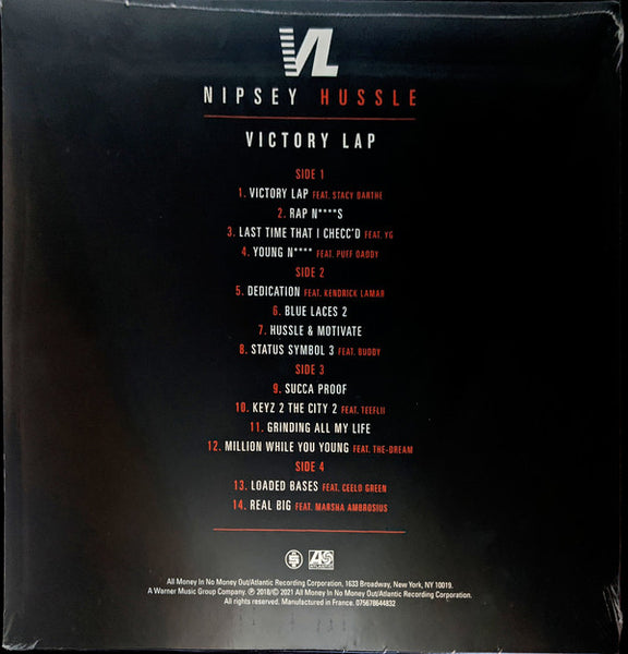 Nipsey Hussle - Victory Lap (2018) - New 2 LP Record 2021 Atlantic Vinyl - Hip Hop - Shuga Records