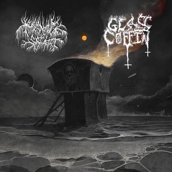 Glass Coffin / Threshing Spirit – Glass Coffin / Threshing Spirit - New LP Record 2022 American Decline Green & Black Color Vinyl - Black Metal