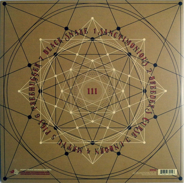 Hippie Death Cult - 111 - New (Opened to check color) LP Record 2021 Heavy Psych Sounds Italy Import Purple Vinyl - Stoner Rock / Doom Metal - Shuga Records
