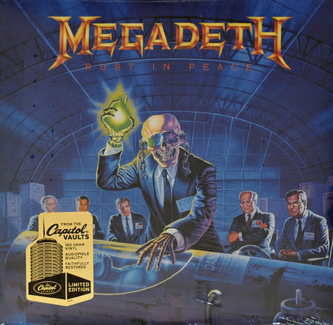 Megadeth - Rust in Peace (1990) - New Lp Record 2008 USA 180 gram Reissue - Thrash / Heavy Metal