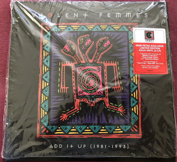 Violent Femmes ‎– Add It Up (1981-1993) - New 2 LP Record 2021 Craft Recordings/Indie Exclusive Aqua Blue - Indie Rock / Folk Rock - Shuga Records