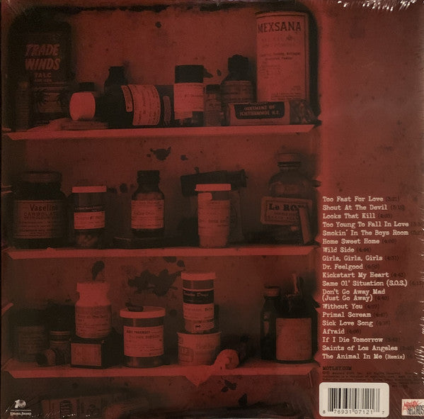 Mötley Crüe – Greatest Hits - New 2 LP Record 2021 Eleven Seven Music USA Crimson Red Smoke Vinyl - Heavy Metal - Shuga Records