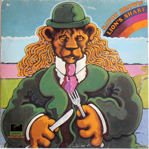 Savoy Brown – Lion's Share - VG+ LP Record 1972 Parrot USA Vinyl - Rock / Blues Rock / Classic Rock