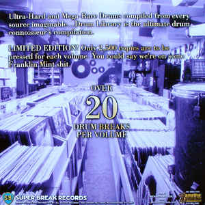 DJ Paul Nice - Drum Library Vol. 4 - New LP Record 2002 Super Break USA Vinyl - DJ Battle Tools / Hip Hop - Shuga Records