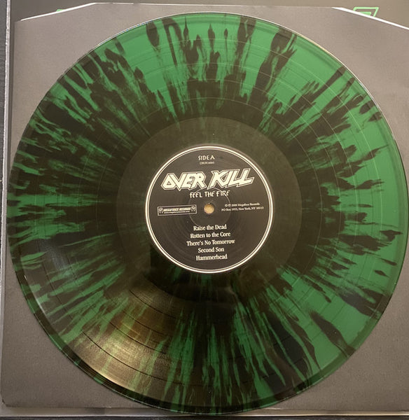 Overkill ‎– Feel The Fire (1985) - New LP Record 2021 Megaforce Europe Import Green and Black Splatter Vinyl - Thrash Metal - Shuga Records