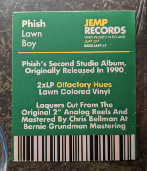 Phish - Lawn Boy - New 2 LP Record 2021 Jemp USA Olfactory Hues Green/Yellow Vinyl - Alternative Rock / Psychedelic Rock - Shuga Records
