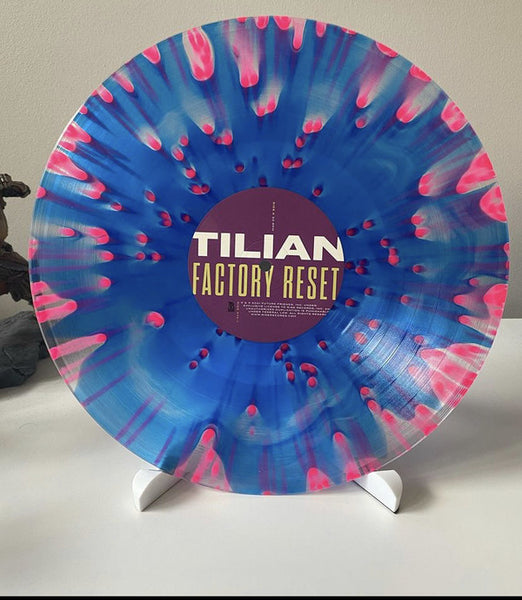 Tilian – Factory Reset - New LP Record 2021 Rise USA Clear with Pink & Blue Splatter Vinyl - Indie Pop / Pop Rock - Shuga Records