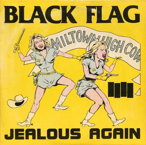 Black Flag – Jealous Again (1980) - Mint- EP 10" Record 1990 SST USA Red Translucent Vinyl - Punk / Hardcore