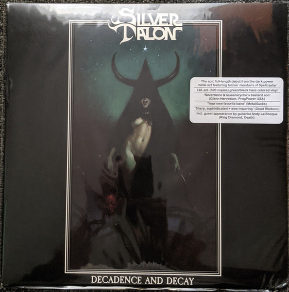 Silver Talon ‎– Decadence and Decay - New LP Record 2021 M-Theory Green & Black Vinyl -  Power Metal - Shuga Records