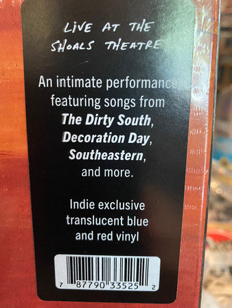 Mike Cooley, Patterson Hood & Jason Isbell ‎– Live at the Shoals Theatre - New 4 LP Record 2021 Southeastern Indie Exclusive Blue & Red Vinyl & Download - Acoustic / Rock / Folk Rock