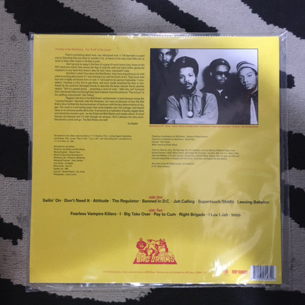 Bad Brains – Bad Brains (1982) - New LP Record 2021 ORG Music Vinyl - Punk / Reggae