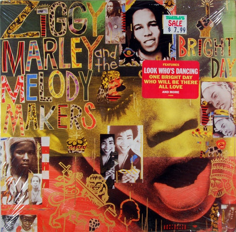 Ziggy Marley And The Melody Makers – One Bright Day - Mint- LP Record 1989 Virgin USA Promo Vinyl - Reggae / Reggae-Pop