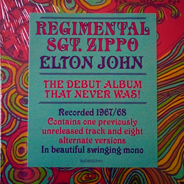 Elton John ‎– Regimental Sgt. Zippo (1967/1968) - New LP Record Store Day 2021 EMI German RSD Vinyl & Download - Psychedelic Rock / Pop Rock