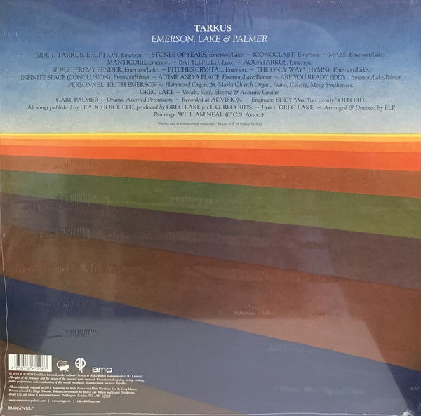 Emerson, Lake & Palmer ‎– Tarkus (1971) - New LP Record 2021 BMG Europe Import RSD Picture Disc Vinyl - Prog Rock - Shuga Records