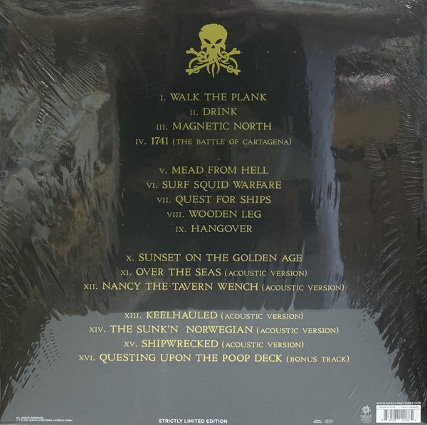 Alestorm ‎– Sunset On The Golden Age (2014) - New 2 LP Record Store Day 2021 Napalm Europe Import RSD Black / Gold Splatter Vinyl - Power Metal / Folk Metal
