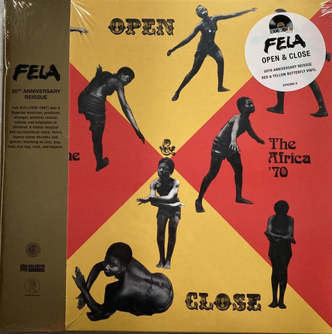Fela Ransome-Kuti And The Africa '70 – Open & Close - New LP Record Store Day 2021 Knitting Factory Red & Yellow Butterfly Colored Vinyl - Afrobeat / Funk