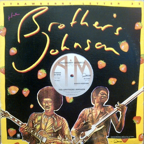 The Brothers Johnson – Strawberry Letter 23 (Disco Version) / Get The Funk Out Ma Face (Disco Version) - VG+ 12" Single Record 1977 A&M USA Red Vinyl - Funk / Disco