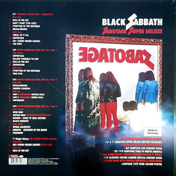 Vinilo de Black Sabbath The thrill of it All 1975 