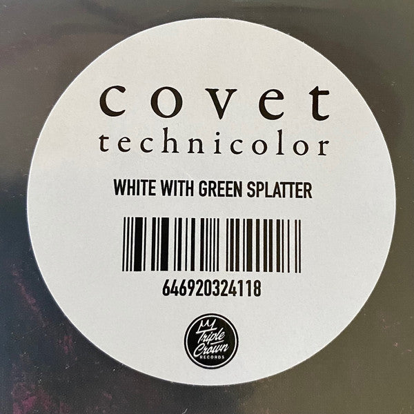 Covet ‎– technicolor - New LP Record 2020 Triple Crown USA White w/ Green Splatter Vinyl - Math Rock - Shuga Records
