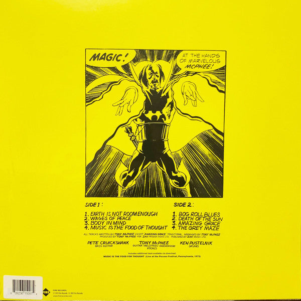Groundhogs ‎– Who Will Save The World? (1972) - New LP Record Store Day 2021 Fire USA RSD Yellow Vinyl, Comic Book Insert, Bumper Sticker & postcard- Classic Rock / Blues Rock
