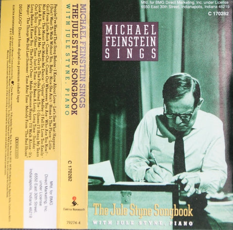 Michael Feinstein With Jule Styne – Michael Feinstein Sings The Jule Styne Songbook - Used Cassette Elektra 1991 USA - Jazz / Pop