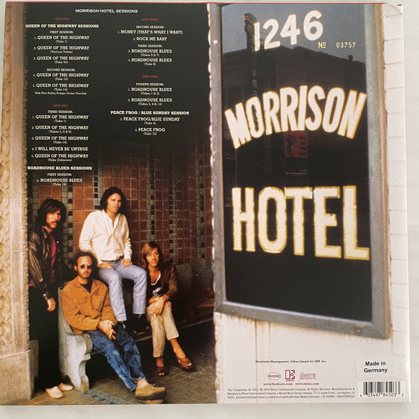 The Doors ‎– Morrison Hotel Sessions  - New 2 LP Record Store Day 2021 Elektra Europe Import 180 gram Vinyl & Numbered - Psychedelic Rock / Blues Rock - Shuga Records