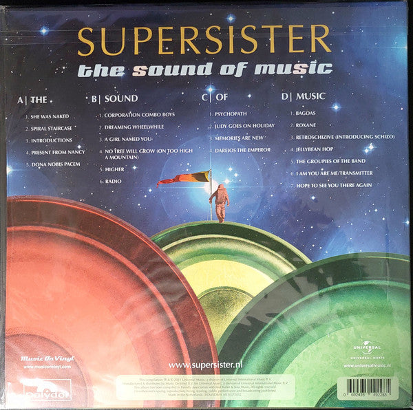 Supersister - The Sound Of Music - The First Fifty Years 1970-2020 - New 2 LP Record Store Day 2021 Music On Vinyl Europe 180 gram Clear & Yellow Vinyl - Prog Rock - Shuga Records