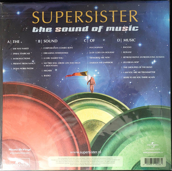Supersister – The Sound Of Music - The First Fifty Years 1970-2020 - New 2 LP Record Store Day 2021 Music On Vinyl Europe Import RSD 180 gram Clear & Yellow Vinyl - Prog Rock
