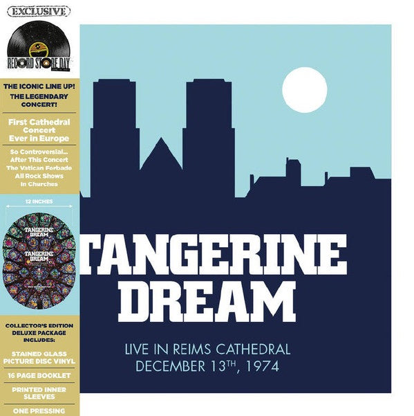 Tangerine Dream – Live In Reims Cathedral 1974 - New 2 LP Record Store Day 2021 Culture Factory Picture Disc Vinyl - Electronic / Berlin-School / Ambient - Shuga Records