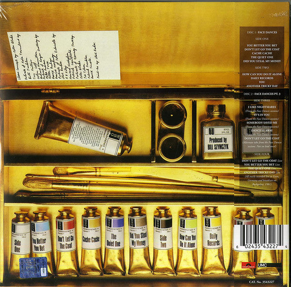 The Who ‎– Face Dances - New 2 LP Record Store Day 2021 Polydor Europe Import Blue & Yellow Vinyl - Classic Rock / Pop Rock - Shuga Records