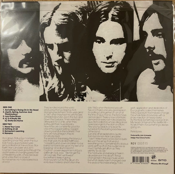 Status Quo ‎– The Rest Of Status Quo (1976) - New LP Record Store Day 2021 Europe Import RSD Purple 180 gram Vinyl & Numbered - Classic Rock - Shuga Records