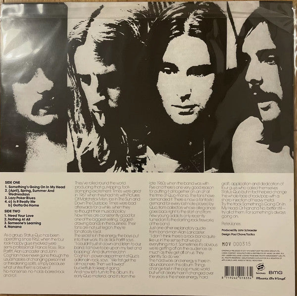 Status Quo ‎– The Rest Of Status Quo (1976) - New LP Record Store Day 2021 Europe Import RSD Purple 180 gram Vinyl & Numbered - Classic Rock