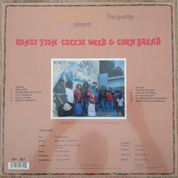 Lee Perry ‎– Roast Fish Collie Weed & Corn Bread (1978) - New LP Record Store Day 2021 Reggae / Dub / Roots Reggae - Shuga Records