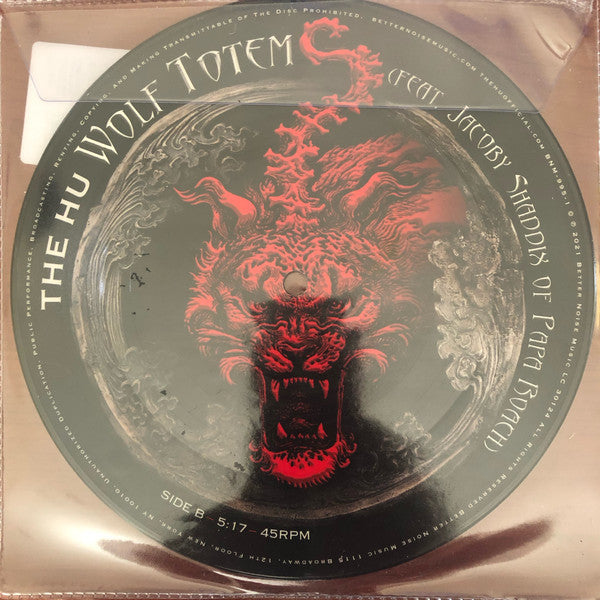The Hu ‎– Sad But True / Wolf Totem - New 7" Single Record Store Day 2021 Better Noise Music USA RSD Picture Disc Vinyl - Rock