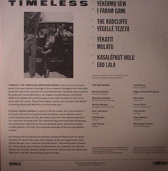 Mulatu Astatke ‎– Mochilla Presents Timeless (2010) - New 2 LP Record Store Day 2021 Mochilla USA RSD Vinyl - Jazz / Soul-Jazz / Afrobeat