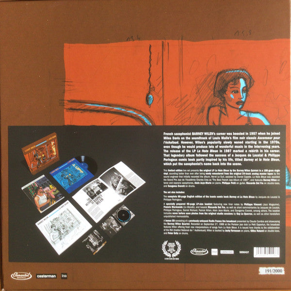 Barney Wilen ‎– La Note Bleue  - New LP Record Store Day Box Set 2021 Elemental Music RSD 180 gram Vinyl, CD, Comic Book & Book - Hard Bop / Latin Jazz / Smooth Jazz