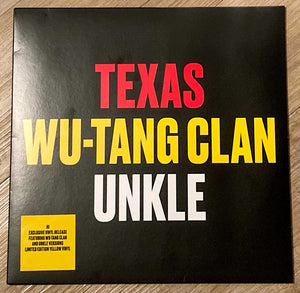 Texas / Wu-Tang Clan / Unkle ‎– Hi - New EP Record Store Day 2021 BMG Europe Import Yellow Vinyl - Hip Hop