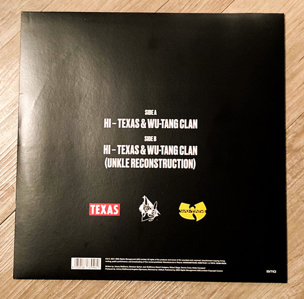 Texas / Wu-Tang Clan / Unkle ‎– Hi - New EP Record Store Day 2021 BMG Europe Import Yellow Vinyl - Hip Hop - Shuga Records