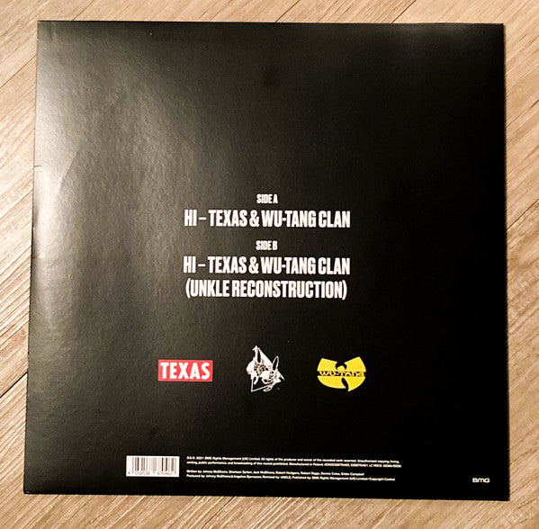 Texas / Wu-Tang Clan / Unkle ‎– Hi - New EP Record Store Day 2021 BMG Europe Import Yellow Vinyl - Hip Hop