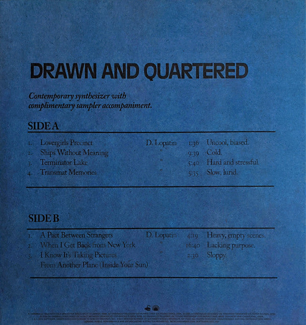 Oneohtrix Point Never ‎ Drawn And Quartered (2013) New LP Record St