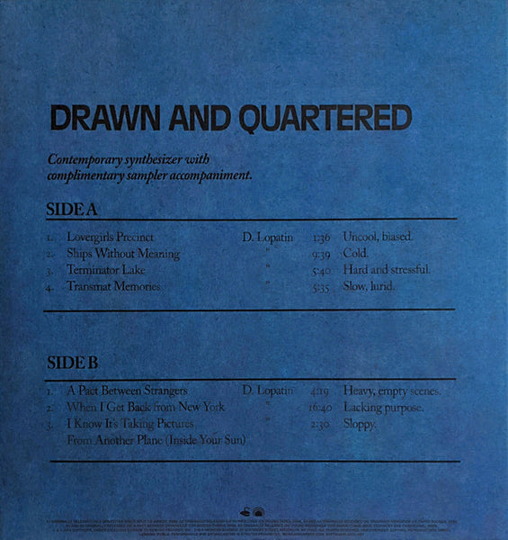 Signed Autographed - Oneohtrix Point Never - Drawn And Quartered (2013) - New LP Record Store Day 2021 Mexican Summer Off-White Vinyl - Electronic / Ambient / Experimental / Drone - Shuga Records