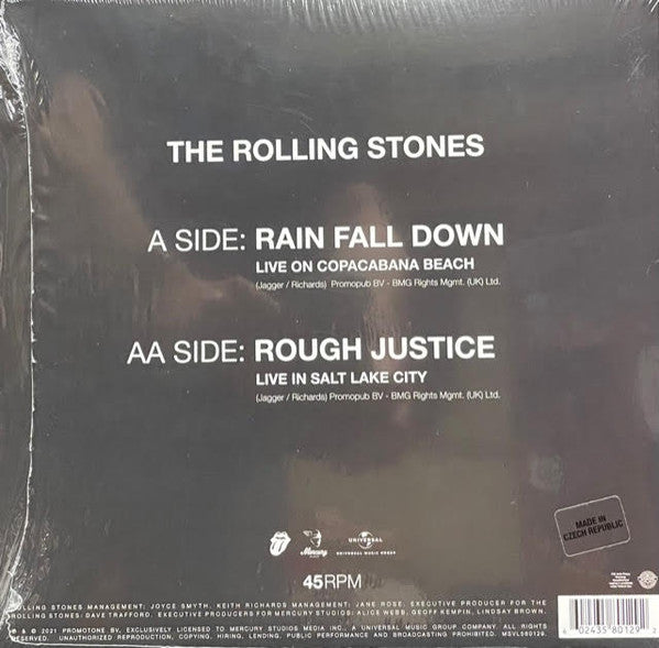 The Rolling Stones ‎– A Bigger Bang Live - New 10" EP Record Store Day 2021 Universal Europe Import Clear Vinyl - Rock & Roll