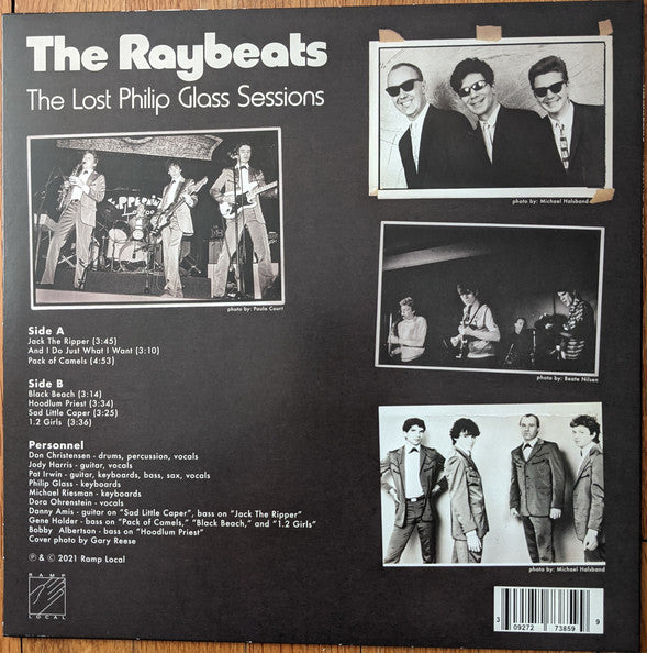 The Raybeats ‎– The Lost Philip Glass Sessions - New LP Record Store Day 2021 Ramp Local RSD Vinyl & Download - Surf