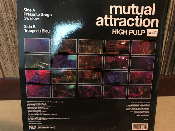 High Pulp ‎– mutual attraction vol.2 - New LP Record Store Day 2021 KingUnderground UK Import RSD Vinyl - Jazz / Jazz-Funk