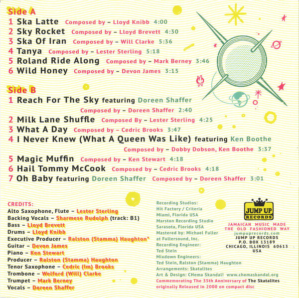 Ska-Talites - Bashaka (2000) - New LP Record Store Day 2021 Jump Up! RSD Yellow Vinyl - Reggae / Ska - Shuga Records