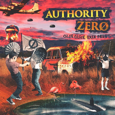 Authority Zero – Ollie Ollie Oxen Free - New LP Record 2021 Concrete Jungle Splatter 180 gram Vinyl - Punk / Rock