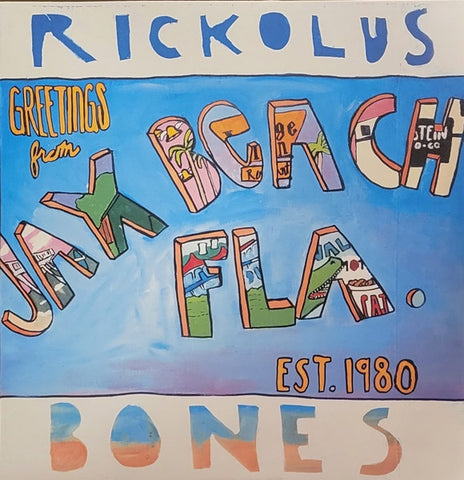 Rickolus – Bones - New (Opened to verify color) LP Record 2021 Science Project USA Aqua Transparent Vinyl - Alternative Rock / Power Pop /Indie Rock / Britpop