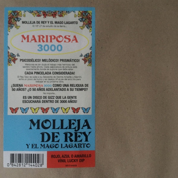 King Gizzard And The Lizard Wizard – Butterfly 3000 (Molleja De Rey Y El Mago Lagarto – Mariposa 3000) - New LP Record 2021 KGLW Spanish Version Butterfly Blue Vinyl - Psychedelic Rock - Shuga Records