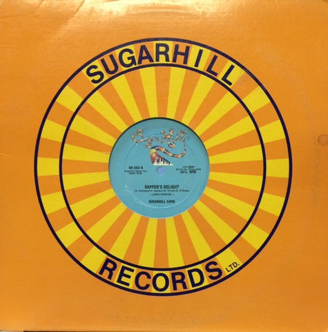 Sugarhill Gang ‎– Rapper's Delight - Mint- 12" Single Record 1979 Sugar Hill USA Vinyl - Disco / Hip Hop