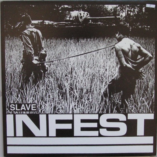 Infest – Slave (1988) - VG+ LP Record Deep Six / Draw Blank USA Green Vinyl & Insert - Rock / Hardcore - Shuga Records